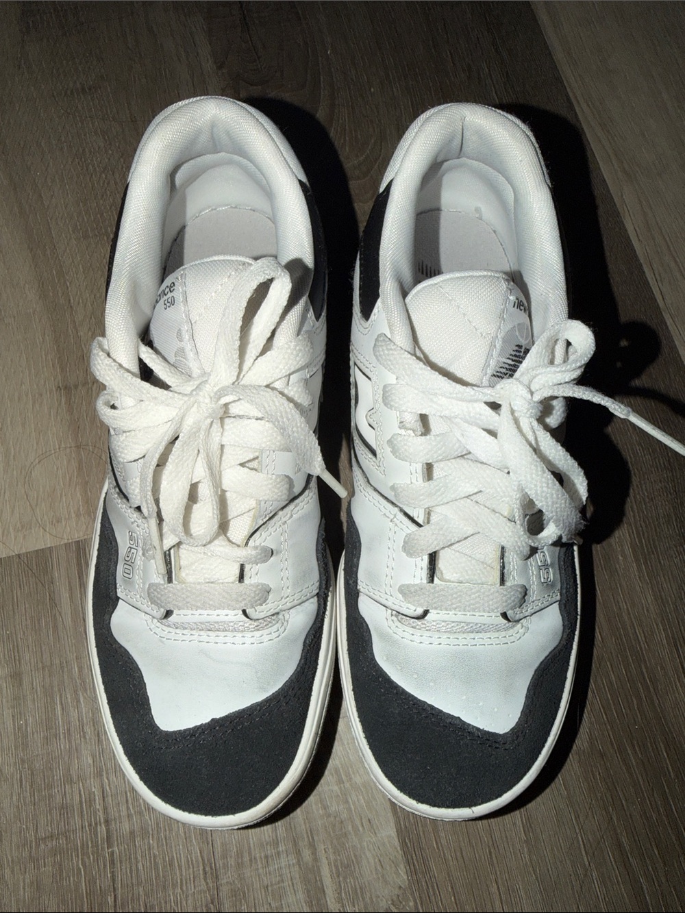 White and Black  Athletic Sneakers